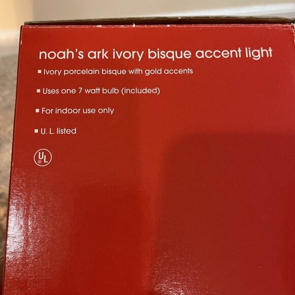 Noah’s Ark with Santa Accent Light Ivory Porcelain Holiday Christmas 8" JCPenney - Picture 15 of 16